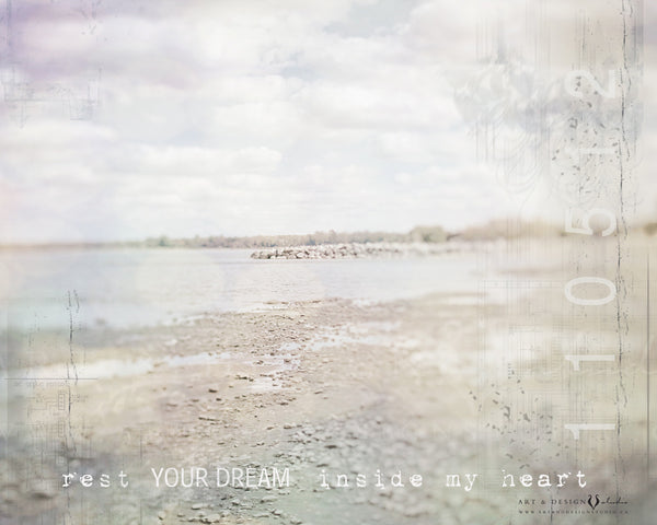 Rest your dream inside my heart | Ethereal Print