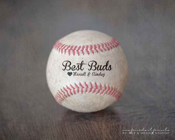Best Buds Baseball Print for Dad