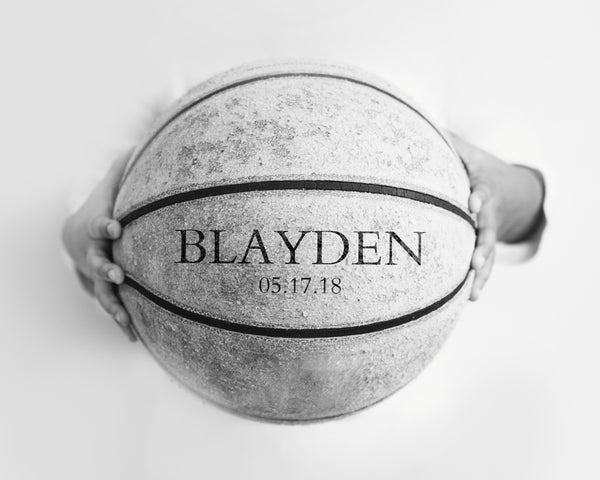Personalized Sports Gift - Basketball Art