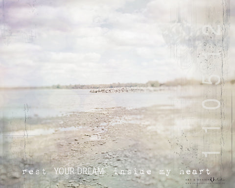 Rest your dream inside my heart | Ethereal Print